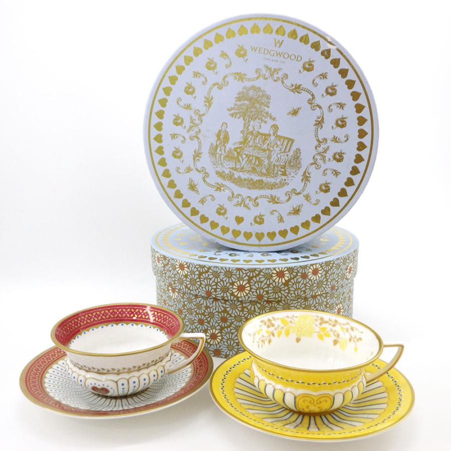 Wedgwood ウェッジウッド クイーンオブハート カップ＆ソーサー 2客 箱