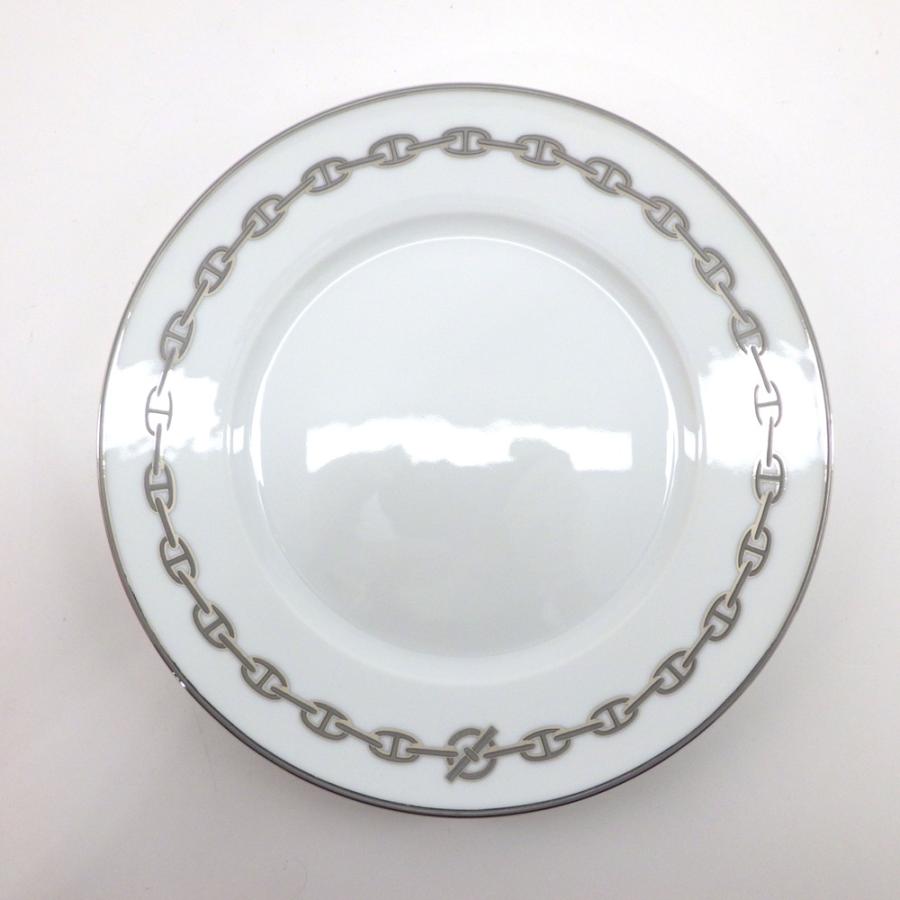 HERMES（エルメス） シェーヌダンクル シルバー プレート 箱付き 陶器