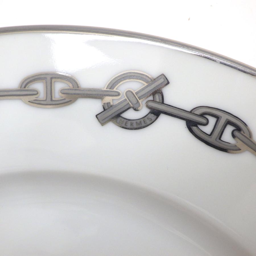 HERMES（エルメス） シェーヌダンクル シルバー プレート 箱付き 陶器