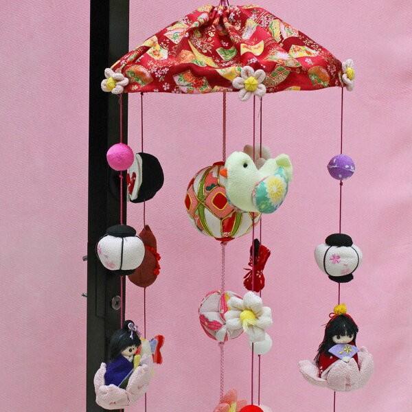 つるし雛 つるし飾り (雛祭(中)) 502 木製飾り台付 : 福和工芸 - 通販