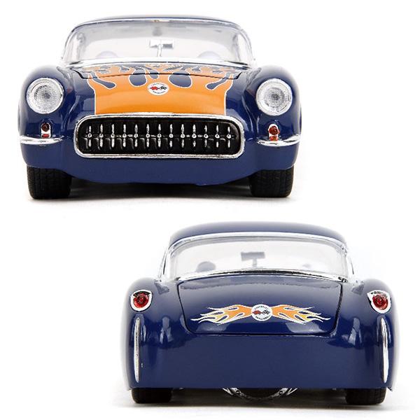 Jada シボレー コルベット 1957 ミニカー アメ車 1/24 JADA TOYS BTM