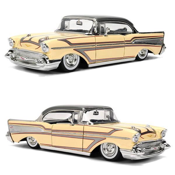 Jada シボレー ベルエア 1957 ミニカー 1/24 アメ車 旧車 ダイキャスト