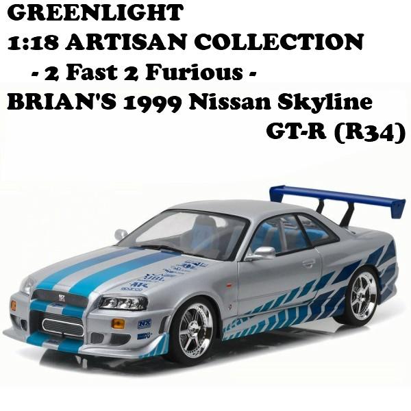 グリーンライト GREENLIGHT 1:18 ワイルドスピード ダイキャストモデル