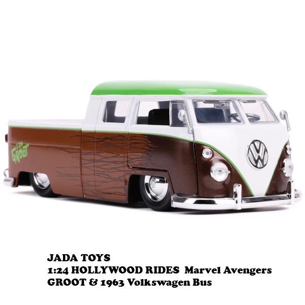 Jada グルート ミニカー 1/24 グルート フィギュア付き マーベル