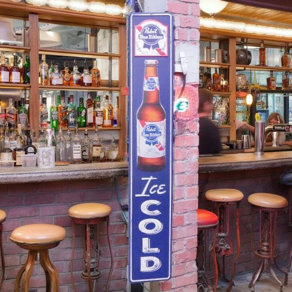 ブリキ看板 パブストブルーリボン ビール 看板 パブスト グッズ