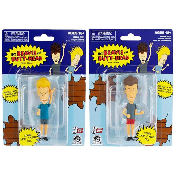 ビーバス＆バットヘッド フィギュア 3.75インチ 2個セット ビーバス