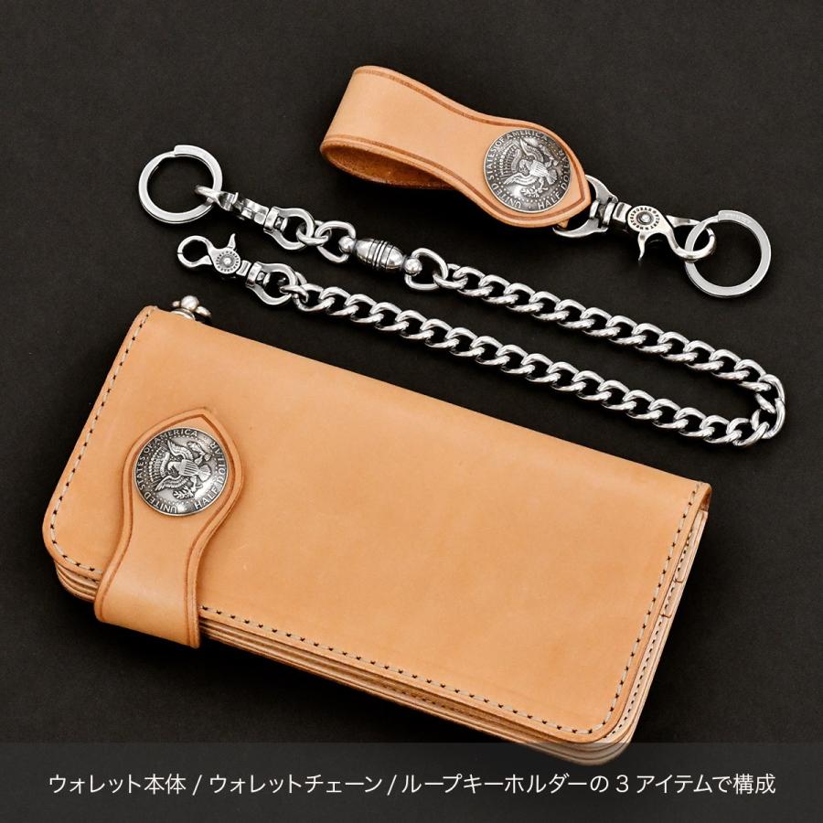 FUNNY公式ストア 久保クラフト ライダースウォレット クロコダイル