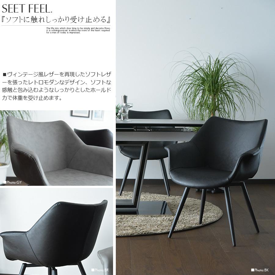 クーポン ダイニングチェア 椅子 チェア 回転椅子 2脚 食卓椅子 ソフト