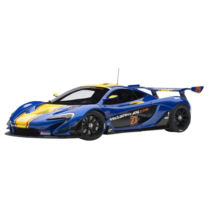 マクラーレン（MACLAREN） AUTOart 1/18 P1 GTR ブルー/イエロー 81542