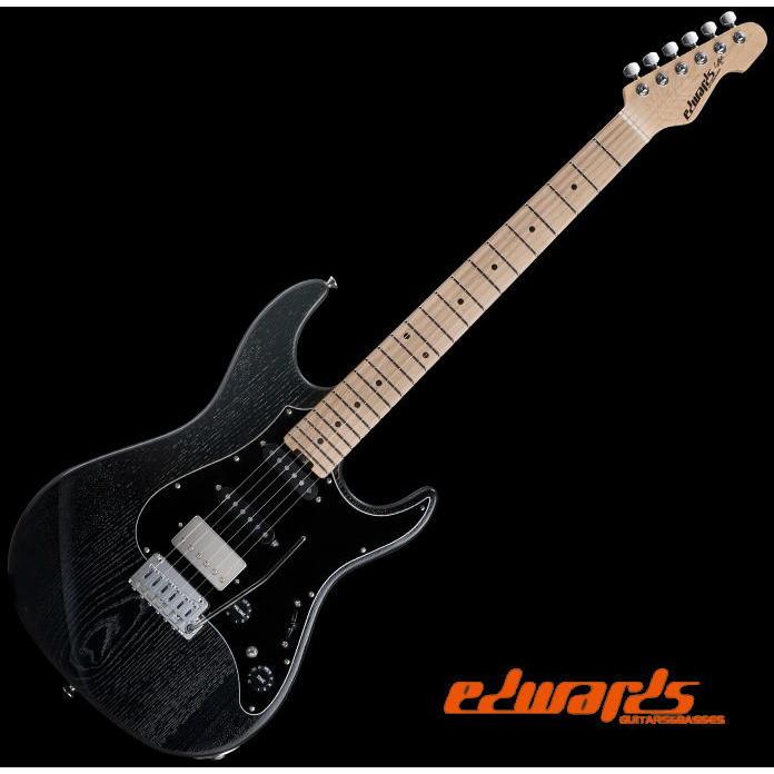ESP EDWARDS E-SNAPPER-AS/M Solid Black エドワーズ エレキギター