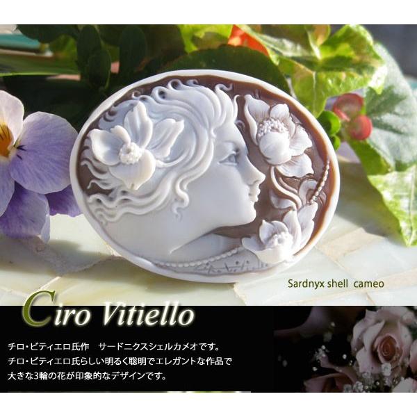 CAMEO（カメオ） ルース/Ciro Vitiello作 シェルカメオ/ルース【風に