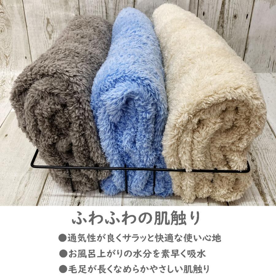 なめらかリッチ バスタオル マイクロファイバー MIC200BN【約60×120cm