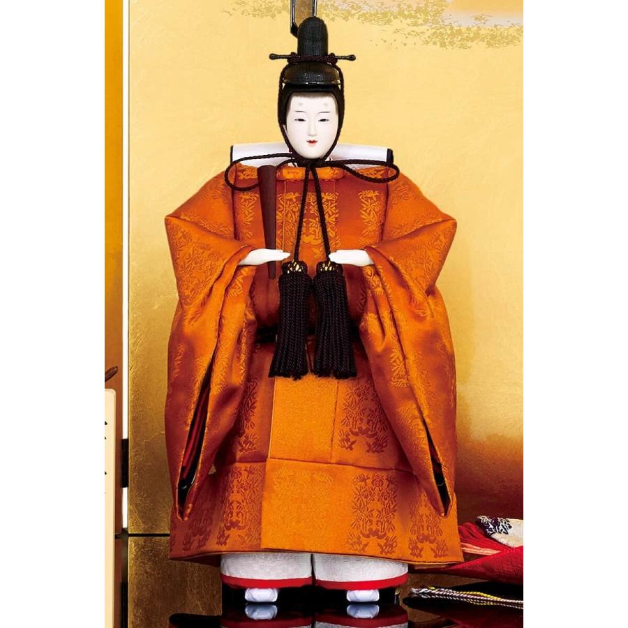 雛人形 吉徳大光 ひな人形 平飾り 親王飾り 立雛 立姿雛 束帯十二単