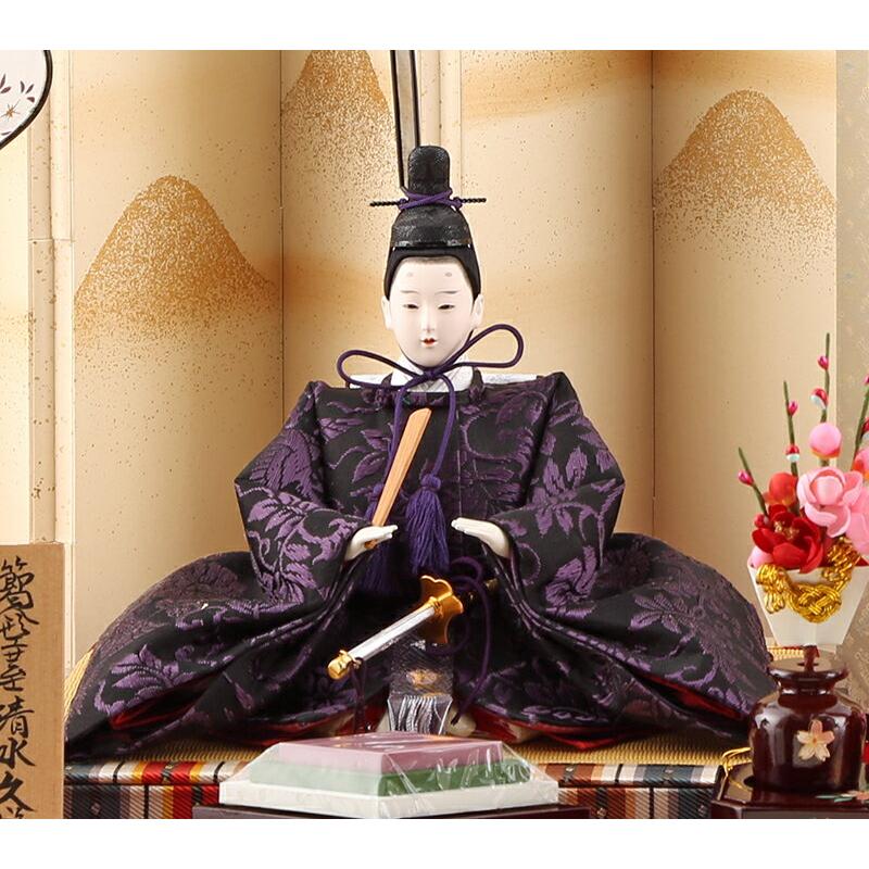 久月 雛人形 おしゃれ 名匠・逸品飾り 親王飾り 節句人形工芸士 清水久