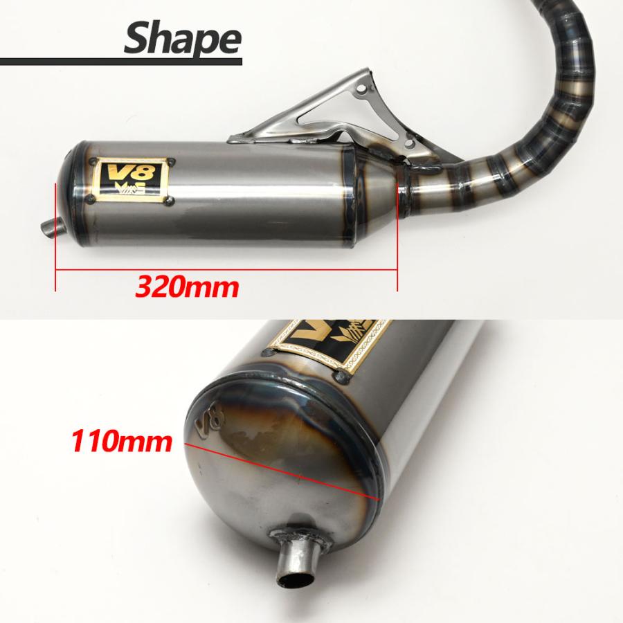 ディオ ZX AF18 AF25 AF27 AF28 SR SP Gダッシュ V8 チャンバー