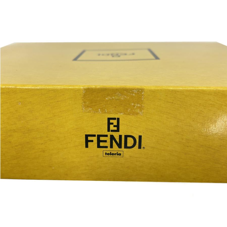 FENDI（フェンディ） フェイスタオル 2枚セット ロゴ入り ズッカ柄
