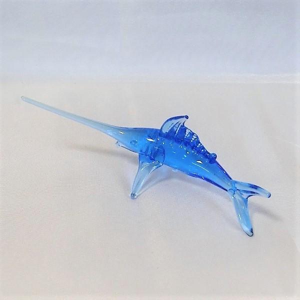 ガラス細工 水族館 海 魚 インテリア雑貨 ミニチュア 置物【カジキ