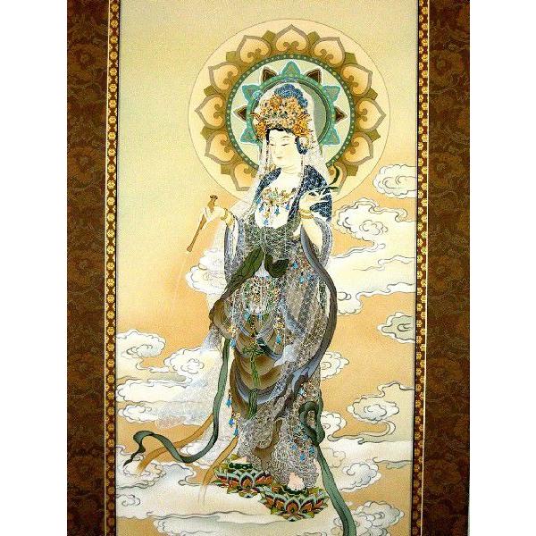 掛け軸 掛軸 雲上観音 永田芳樹 (真作・新品) : 掛け軸の専門店 香遊