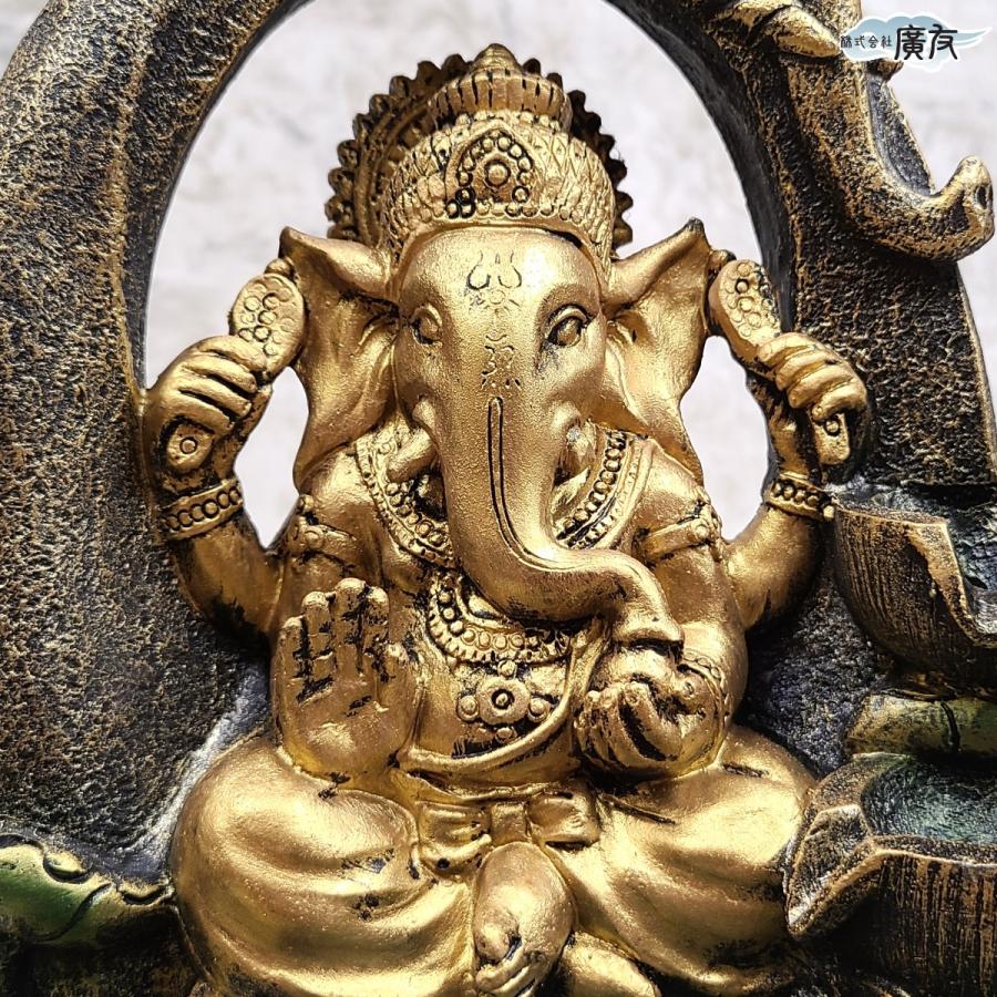 開運 風水 噴水 置物 インテリア 噴水オブジェ ガネーシャ 置物