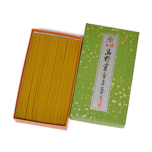 公式ショップ・送料無料】線香 極上白檀高野霊香 5寸(13cm) 大箱