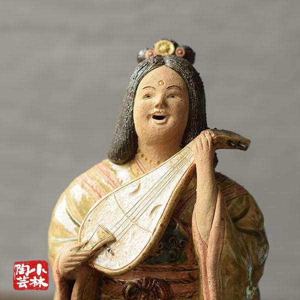 やきもの人形 七福神 弁財天 陶器製 曾風作 : 小林陶芸 - 通販 - Yahoo