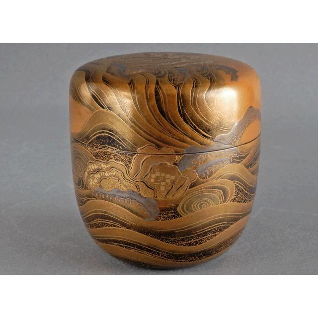 加賀蒔絵師 野村 大仙 鳴門 蒔絵 棗 : 古美術植松 - 通販 - Yahoo