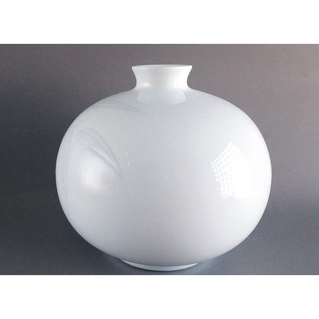 人間国宝 井上 萬二 白磁染笹彫文 花瓶 壺 : 古美術植松 - 通販