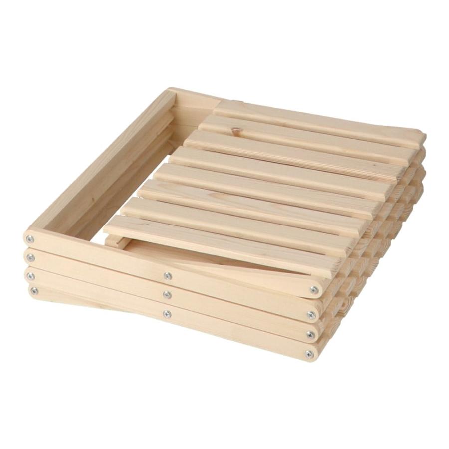 ◇コーナンラック 折り畳み式木製ラック4段 幅460mm コンパクト