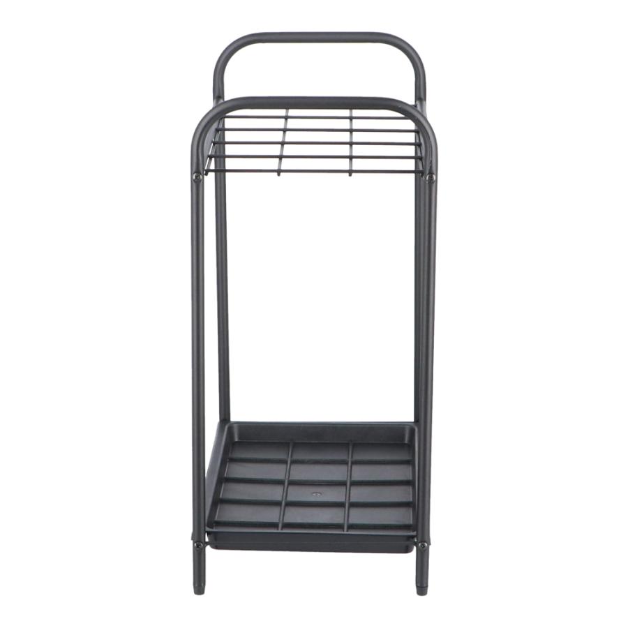 コーナン オリジナル LIFELEX アイアン傘立て 15本差し 艶消し黒塗装