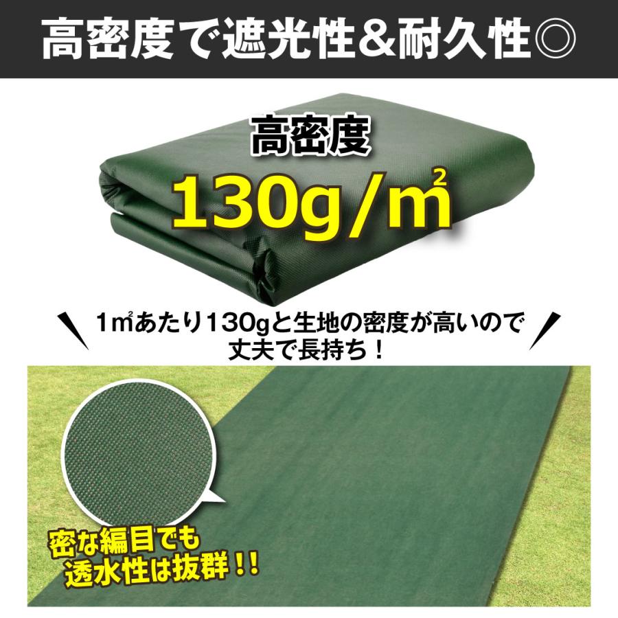 Kmaster 防草シート 1m×50m 農用シート 除草 雑草 高耐久 芝生 草 DIY
