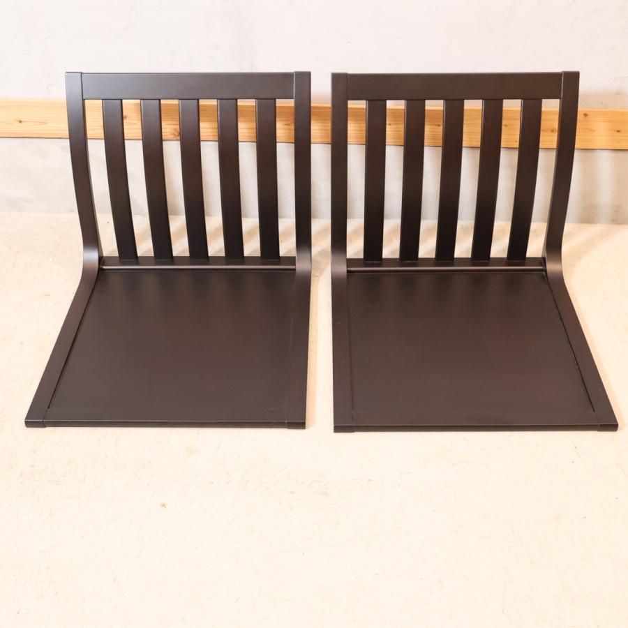 TENDO 天童木工 座椅子 サペリ T-5313 2脚セット 原好輝 ローチェア