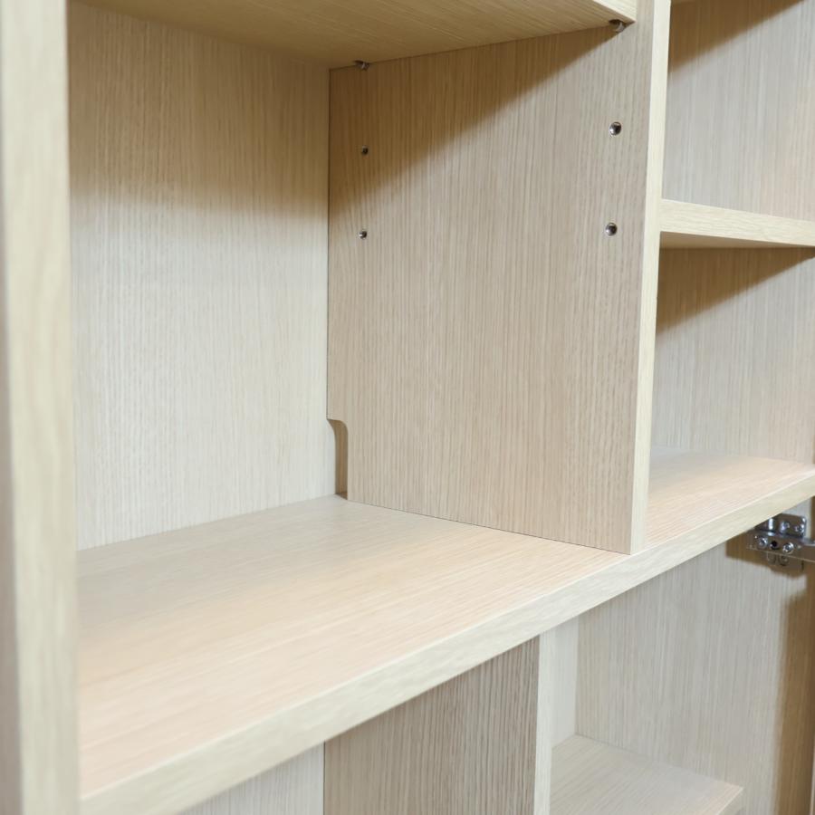 移動式デスク＆シェルフキャビネット キャスター付き 折り畳み式