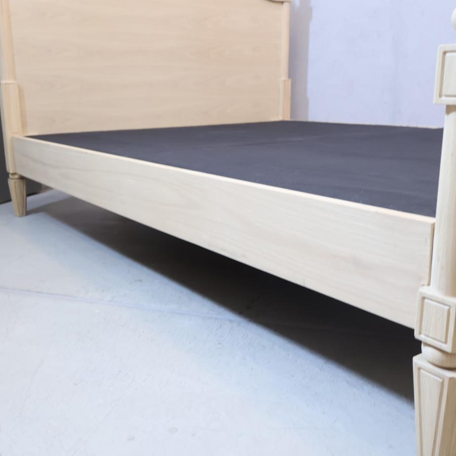 Francfranc フランフラン ミーテ アッシュ材 ダブルベッドフレーム