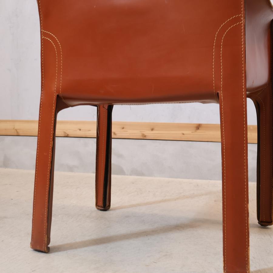 Cassina カッシーナ 413 CAB キャブ アームェア レザー 本革