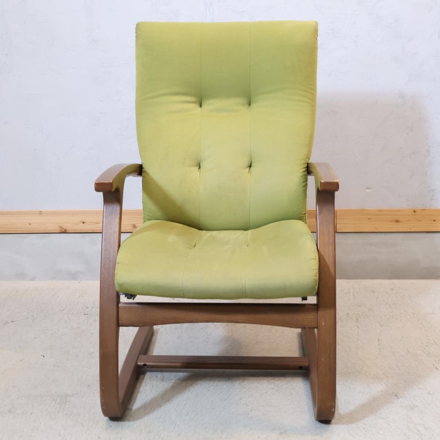 FUJI FURNITURE 冨士ファニチア リクライニングソファ 曲木 シングル