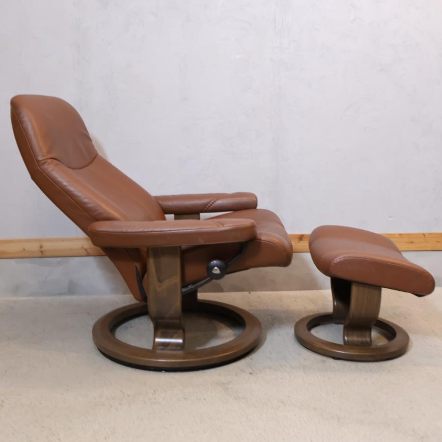 EKORNES エコーネス コンサル ストレスレスチェアー Mサイズ 本革