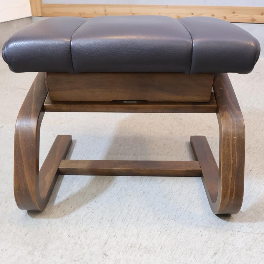 FUJI FURNITURE 冨士ファニチア 本革 リクライニングチェア 1人掛け