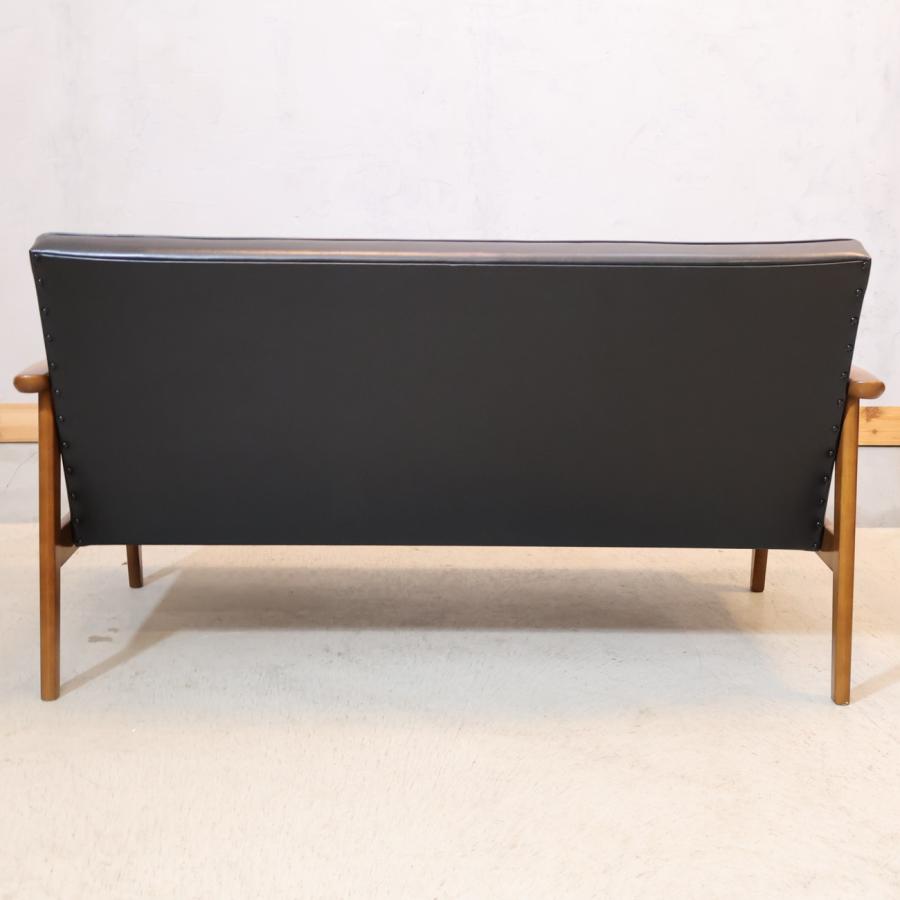 Karimoku60 カリモク60 ブラック 2シーター Kチェア 2人掛けソファ