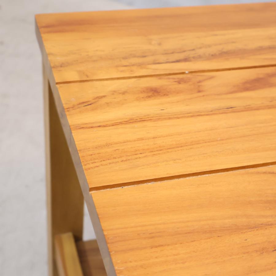 unico ウニコ BREATH ブレス チーク無垢材 2人掛けベンチ スツール