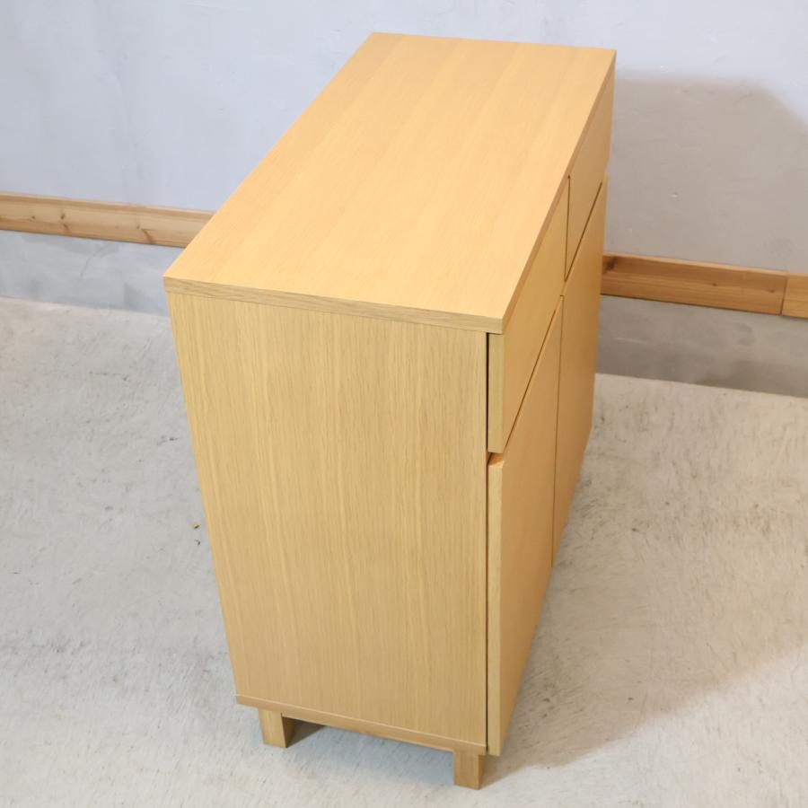 無印良品（MUJI） オーク材 キャビネット・木製扉 サイドボード