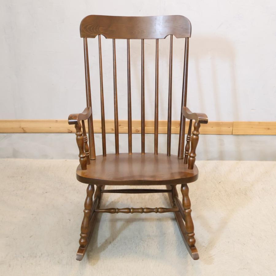 柏木工 KASHIWA ロッキングチェア 飛騨家具 アンティーク調 揺り椅子