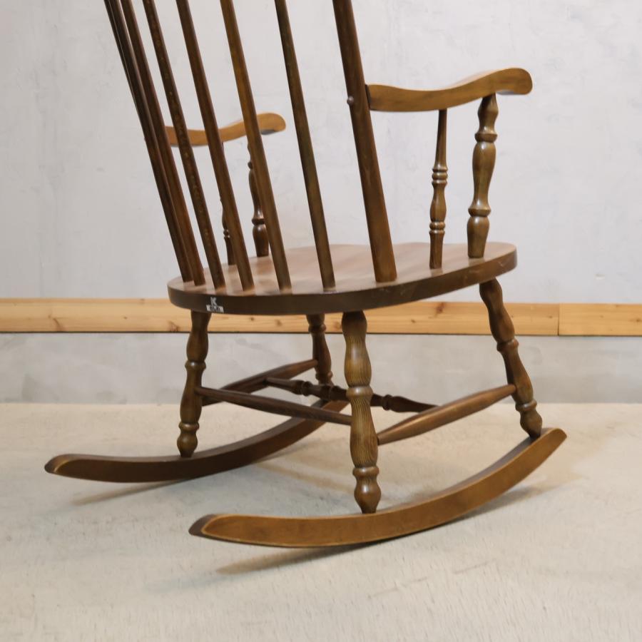 柏木工 KASHIWA ロッキングチェア 飛騨家具 アンティーク調 揺り椅子