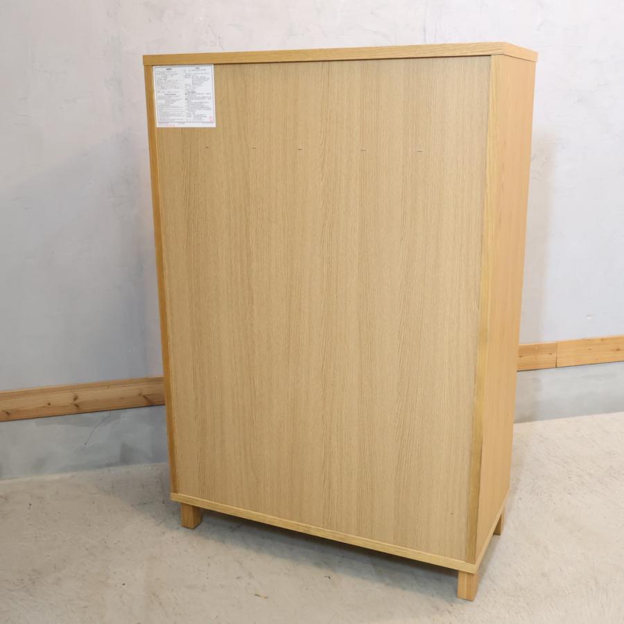 無印良品（MUJI） オーク材 木製 チェスト 6段 ワイド ナチュラル
