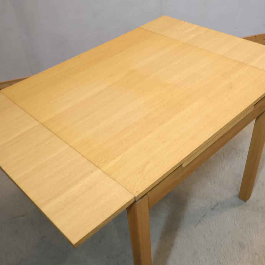 無印良品（MUJI） オーク材 エクステンションテーブル 伸長式