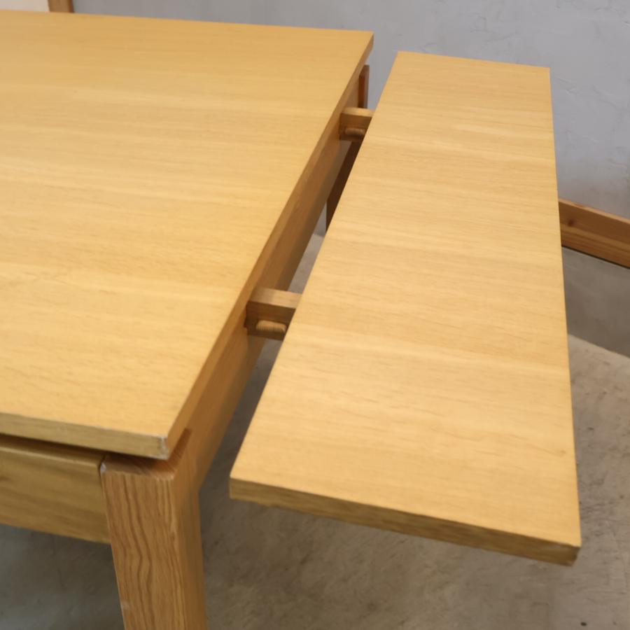 無印良品（MUJI） オーク材 エクステンションテーブル 伸長式