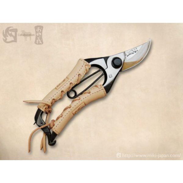 園芸ばさみ A型 剪定鋏 7インチ金止 牛革 TS096 おの義 三木鍛冶屋村