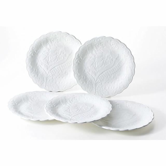 ナルミ NARUMI ホニトンレース Honiton Lace 約17cm プレートセット 5