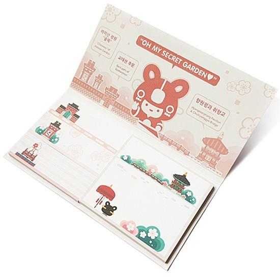 韓国文具】ミラクルコリア ファミリー メモイット 4種セット（王妃の