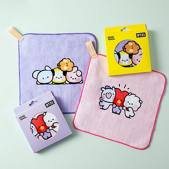 BT21 minini ハンド タオル BTS 防弾少年団 公式 韓国 ハンカチ