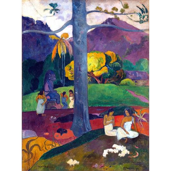 Mata Mua (In Olden Times) ポール・ゴーギャン Paul Gauguin 手描き